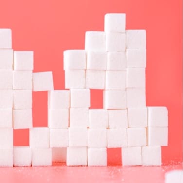 image of sugar cubes stacked on each other